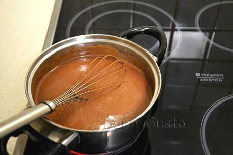 горячий шоколад с молоком