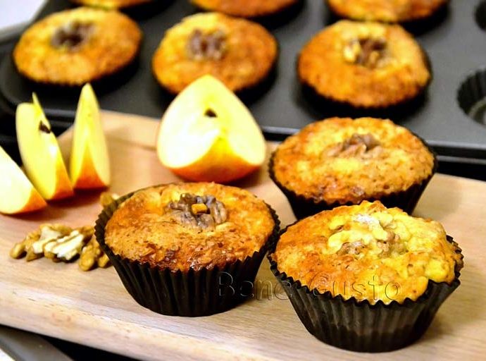 Яблучні кекси Шарлотка нашвидкуруч
