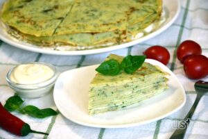 Кабачковий млинцевий торт